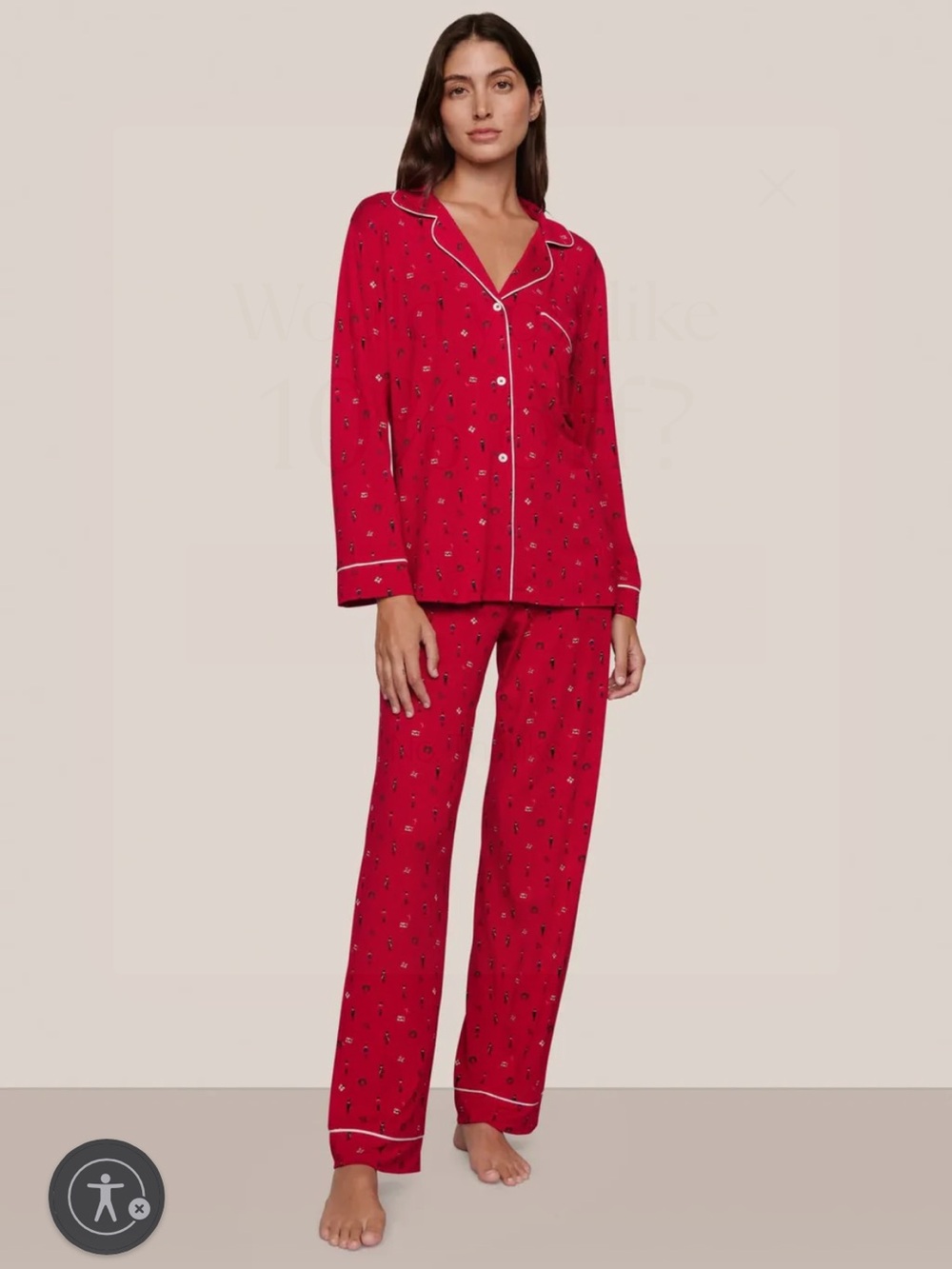 Eberjey nutcracker Christmas pajamas